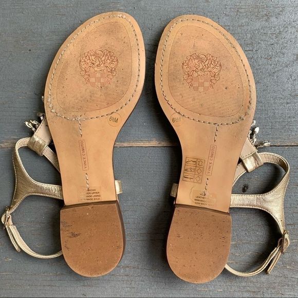 EUC Vince Camuto Bling Crystal Boho Sandals GORG! - Picture 11 of 12